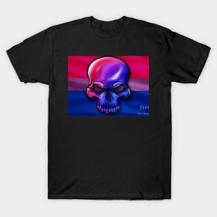 Bisexual Pride Skull T-Shirt